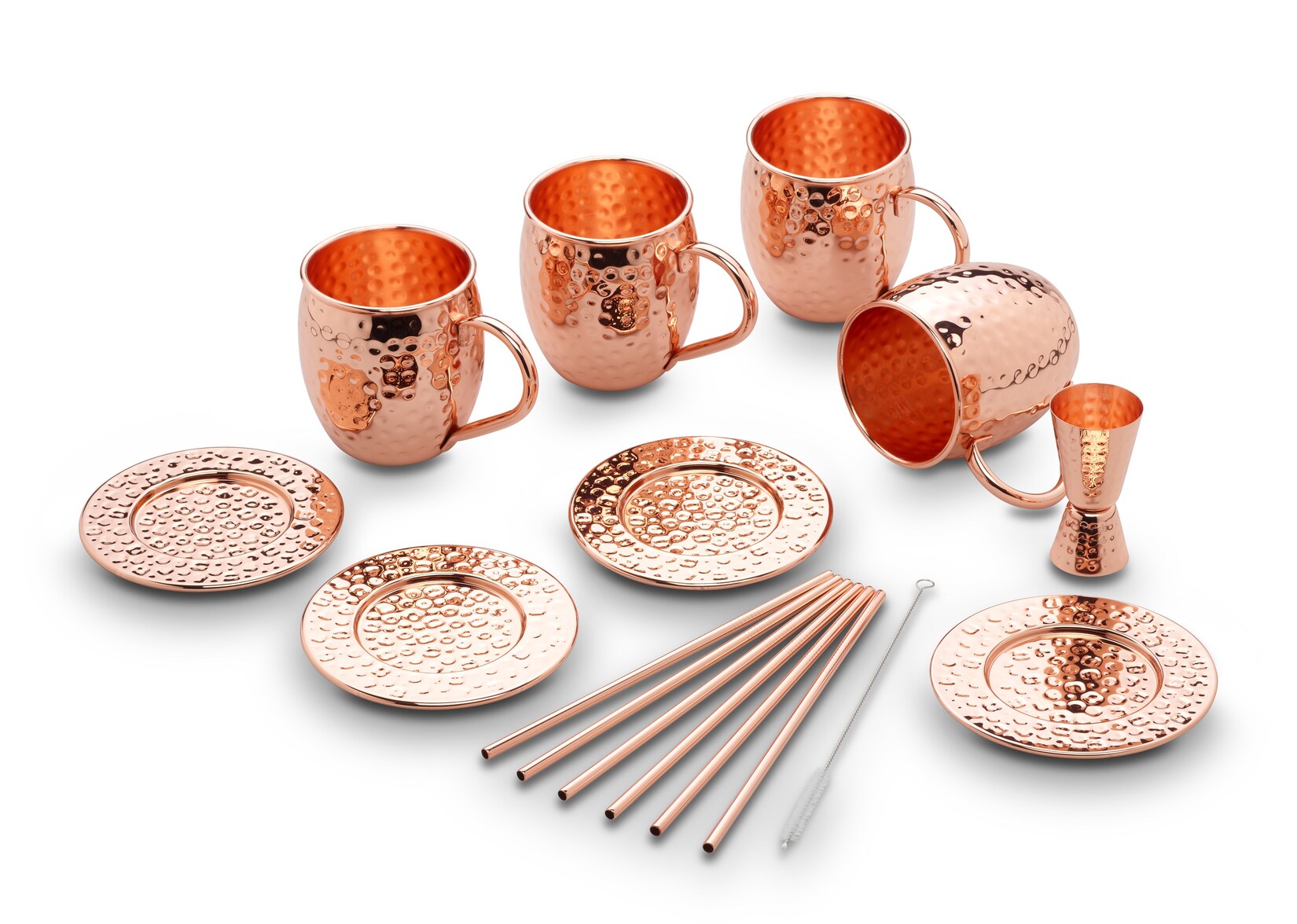 Echtwerk Moscow&nbsp;Mule Becher Set 13tlg aus Edelstahl