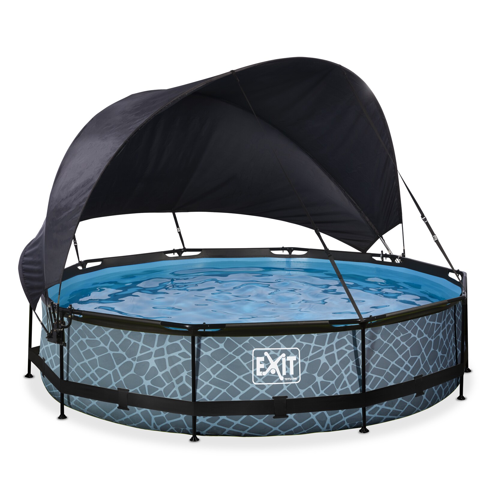 EXIT Frame Pool ø360x76cm mit Filterpumpe und Sonnensegel, versch. Ausführungen | 08720088269244