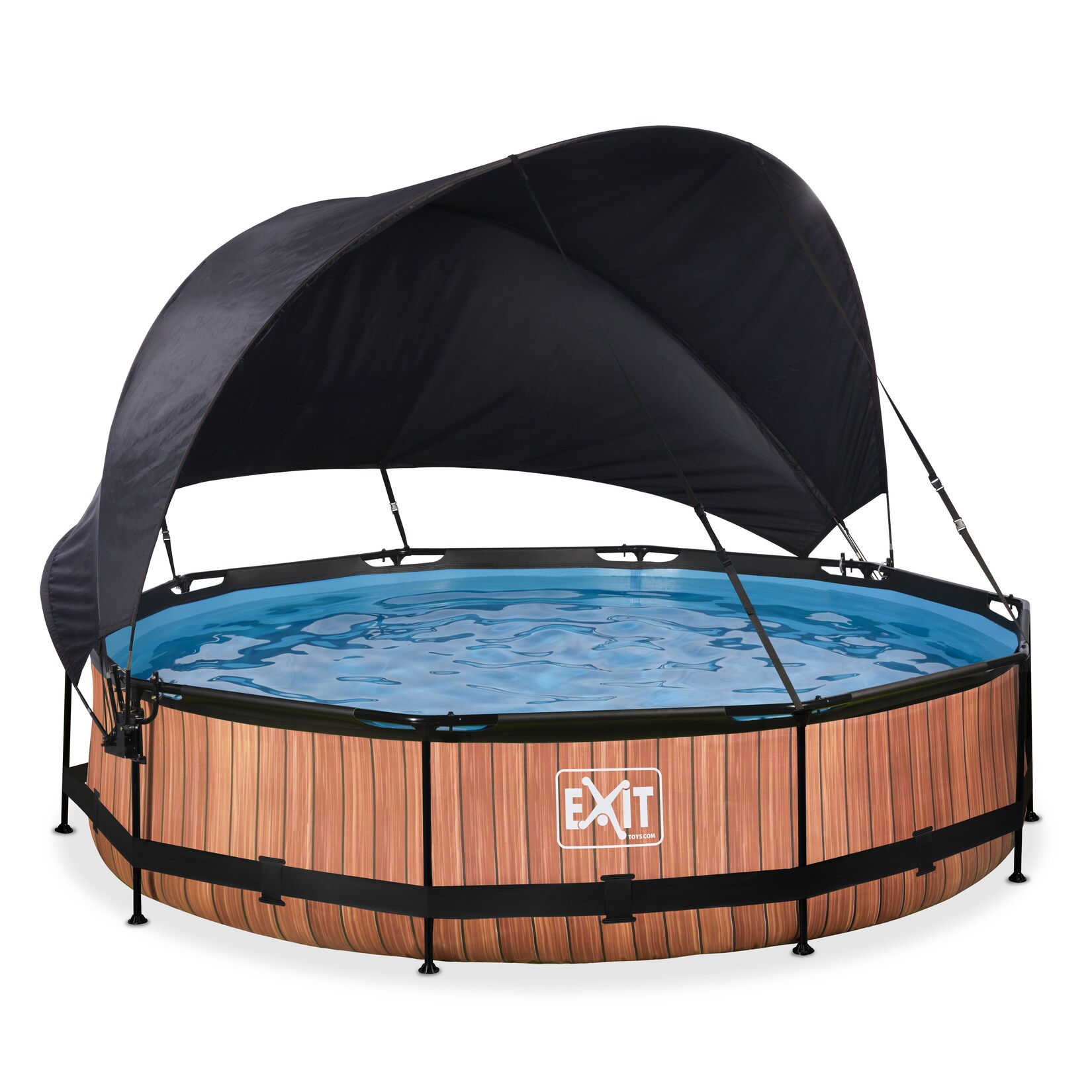 EXIT Frame Pool ø360x76cm mit Filterpumpe und Sonnensegel, versch. Ausführungen | 08720088269251