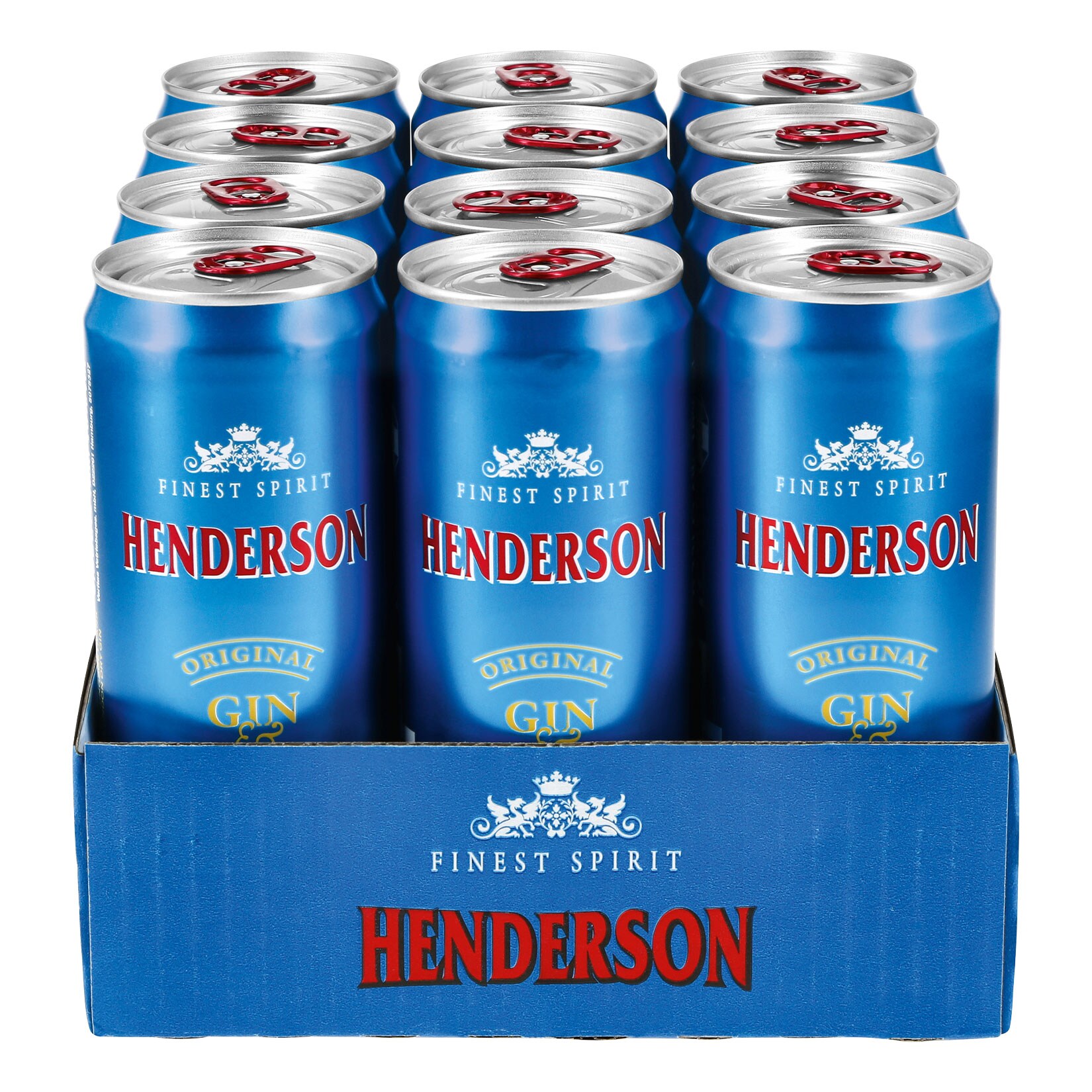Henderson Gin Tonic 10,0 % vol 0,33 Liter Dose, 12er Pack | 04044703048996