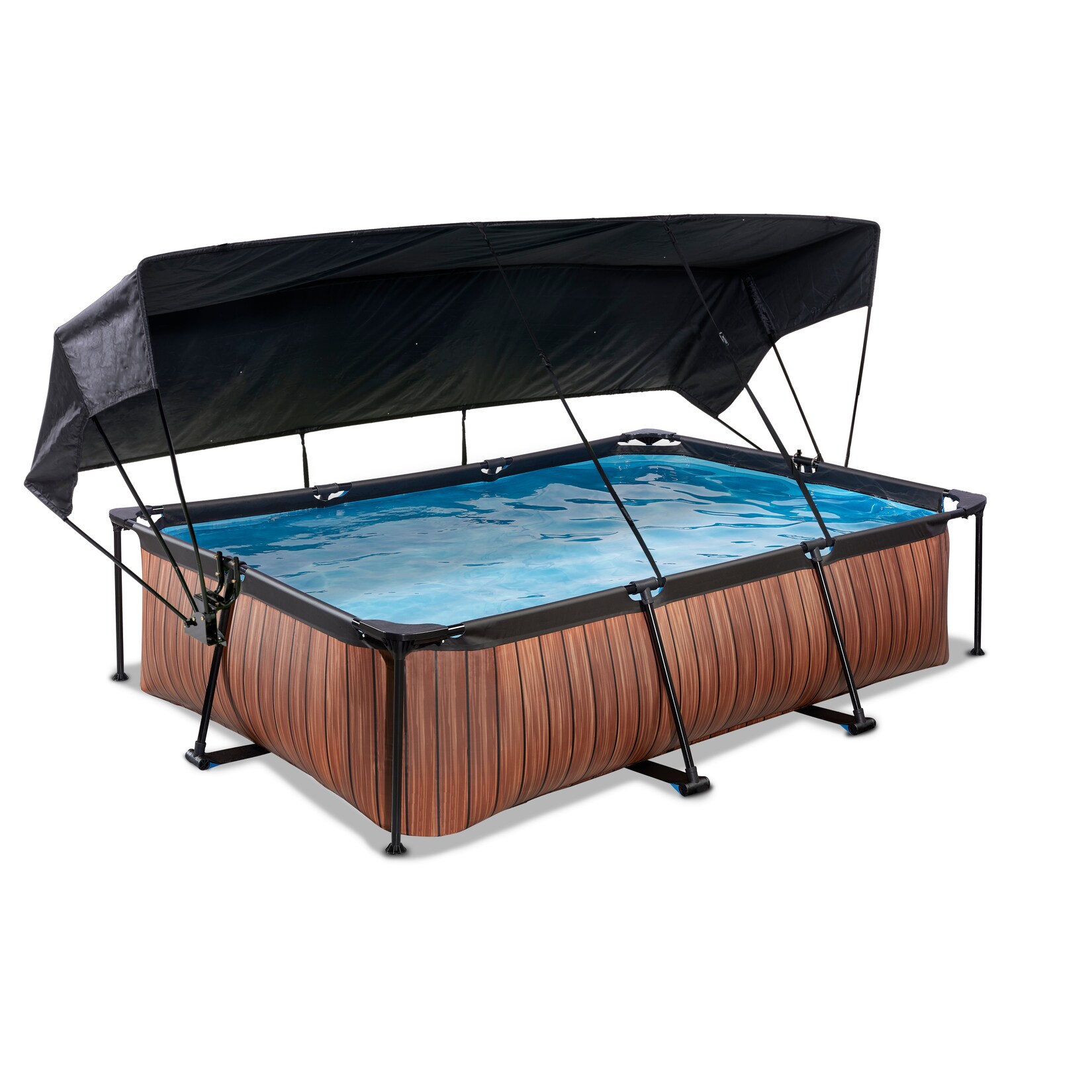 EXIT Frame Pool 300x200x65cm mit Filterpumpe und Sonnensegel, versch. Ausführungen | 08720088269312