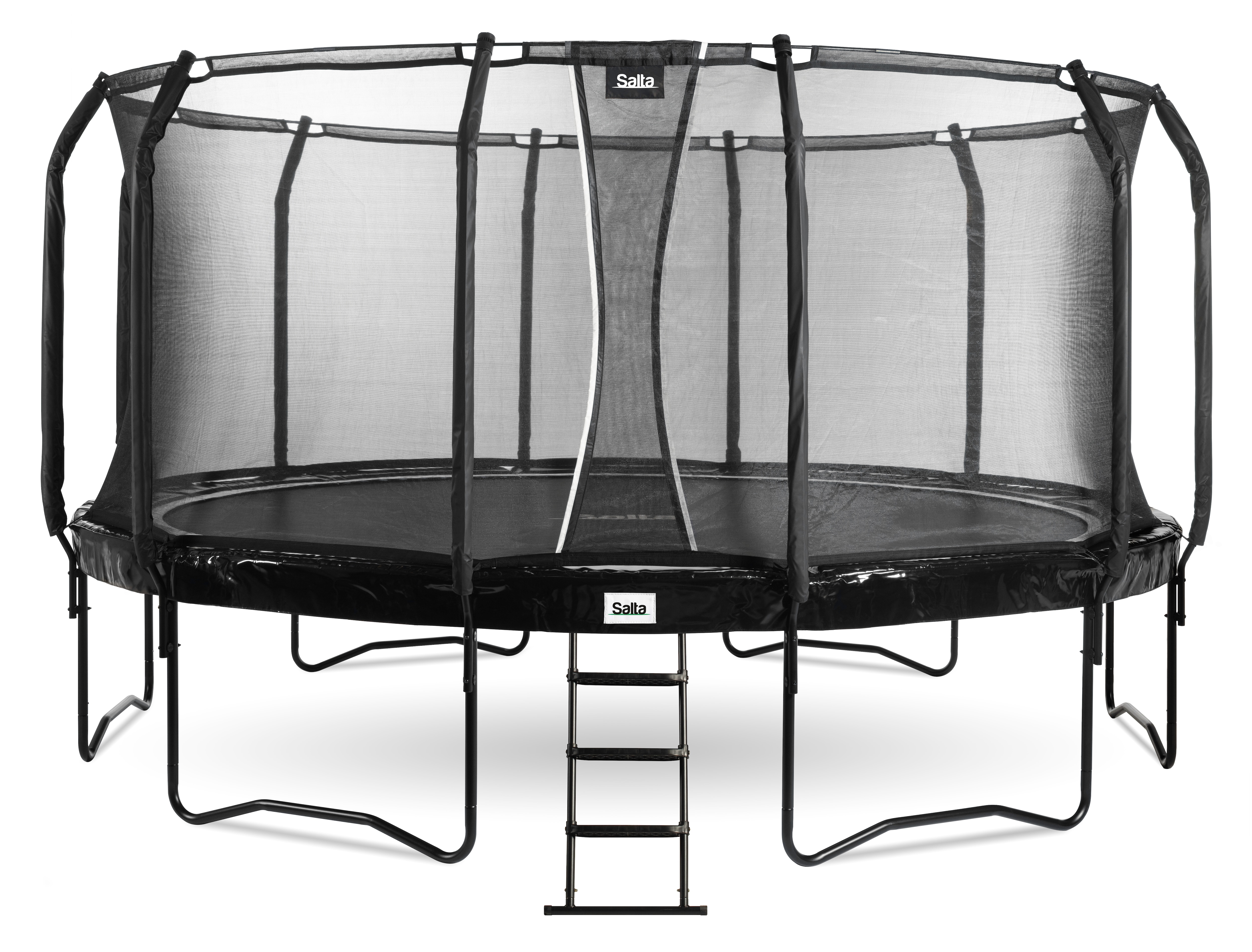 SALTA First Class Trampoline &Oslash; ca. 366 cm rund schwarz - versch. Ausf&uuml;hrungen - Bild 1