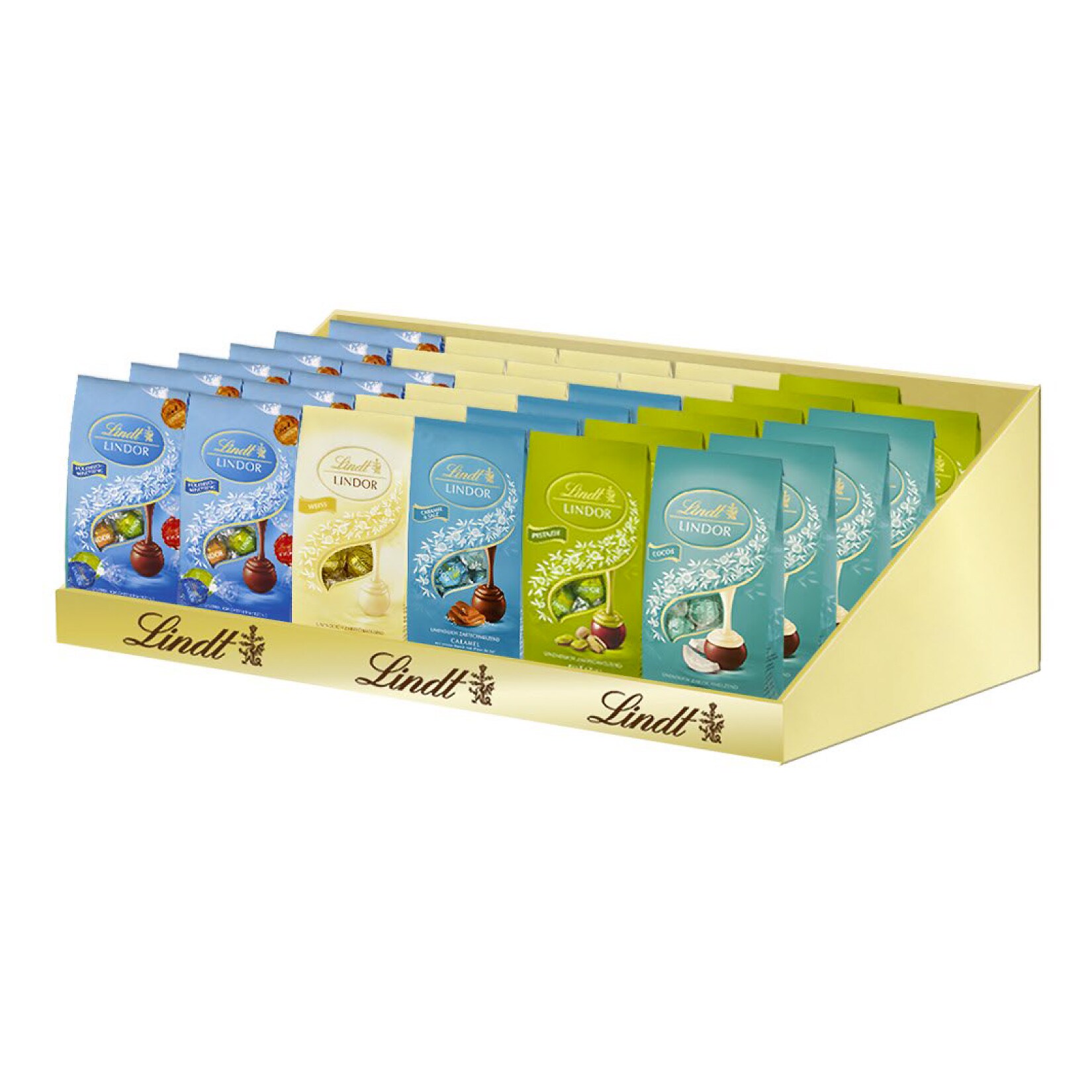 Lindt Lindor Beutel Fr&uuml;hling 100 g, verschiedene Sorten, 35er Pack - Bild 1