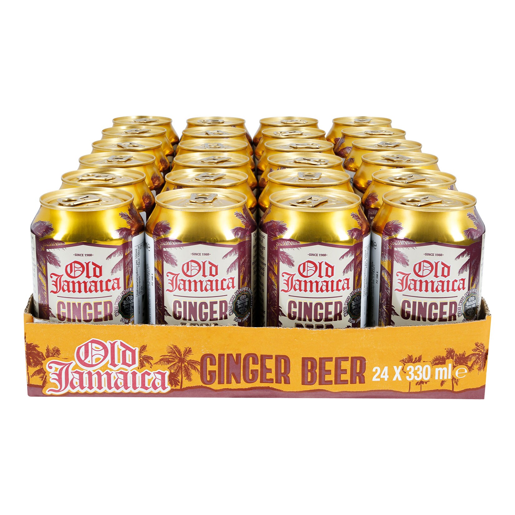 Old Jamaica Ginger Beer Soda 0,33 Liter Dose, 24er Pack