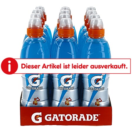 Gatorade Cool Blue 0,75 Liter, 12er Pack - Bild 1