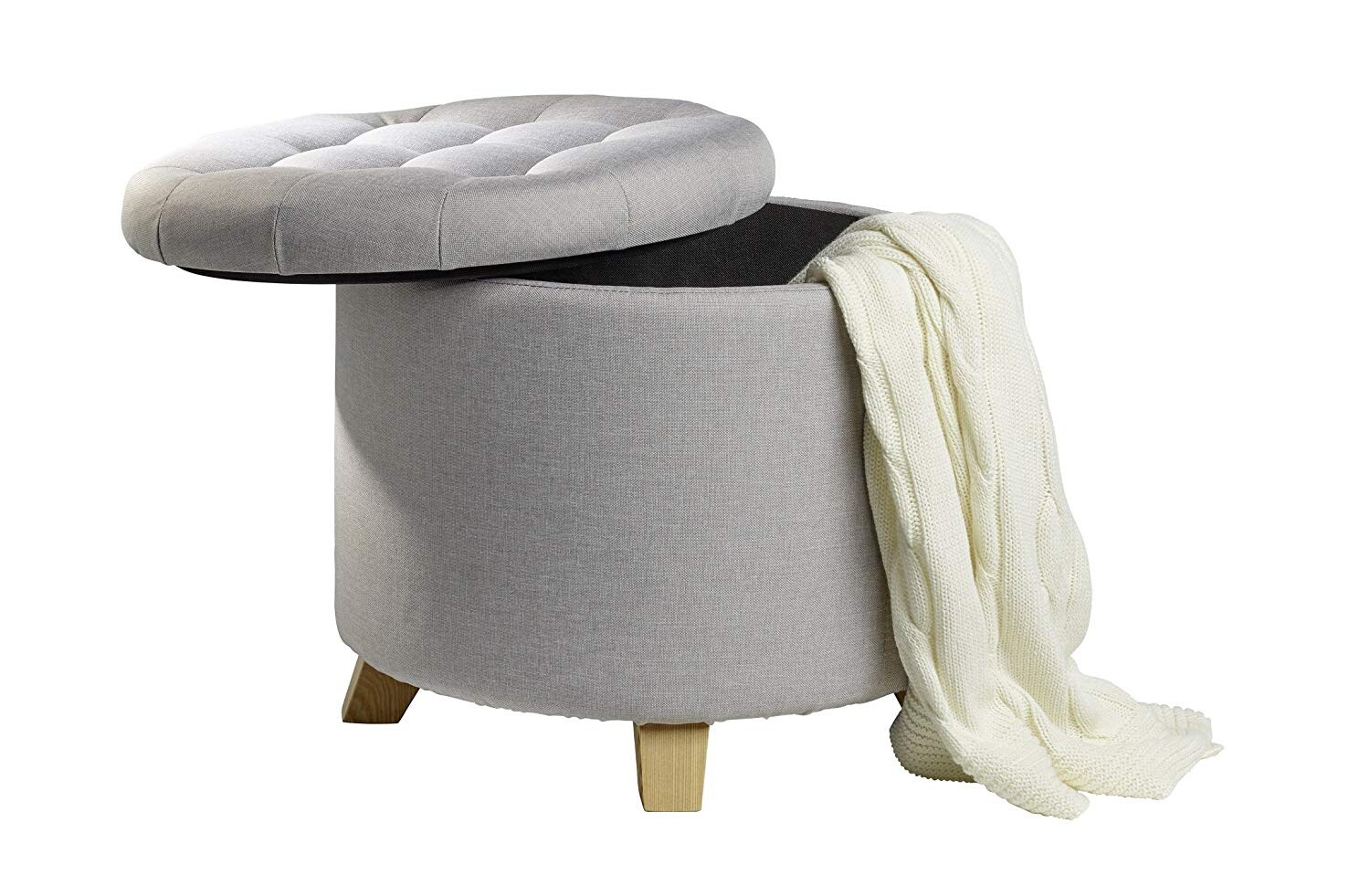 Echtwerk Sitzhocker Mary mit Stauraum | 04260238061860