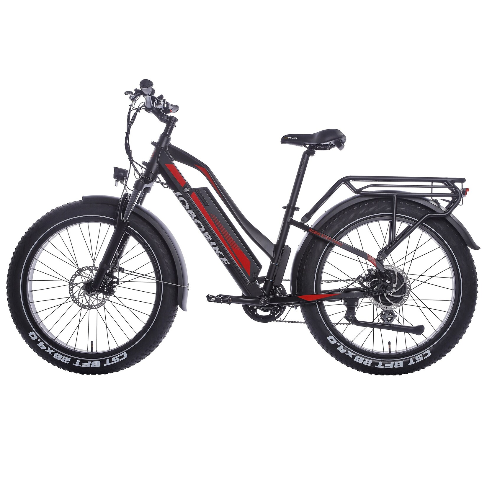 JOBOBIKE, Robin Hardtrail, Damen E-Bike 26 Zoll Fat-Reifen 250 W | 05904302005082