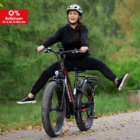 JOBOBIKE, Robin Hardtrail, E-Bike bei Damen W Zoll Netto online 26 250 Fat-Reifen kaufen