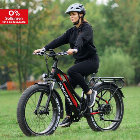 Netto Robin W kaufen JOBOBIKE, 26 E-Bike bei Hardtrail, 250 Damen Fat-Reifen online Zoll