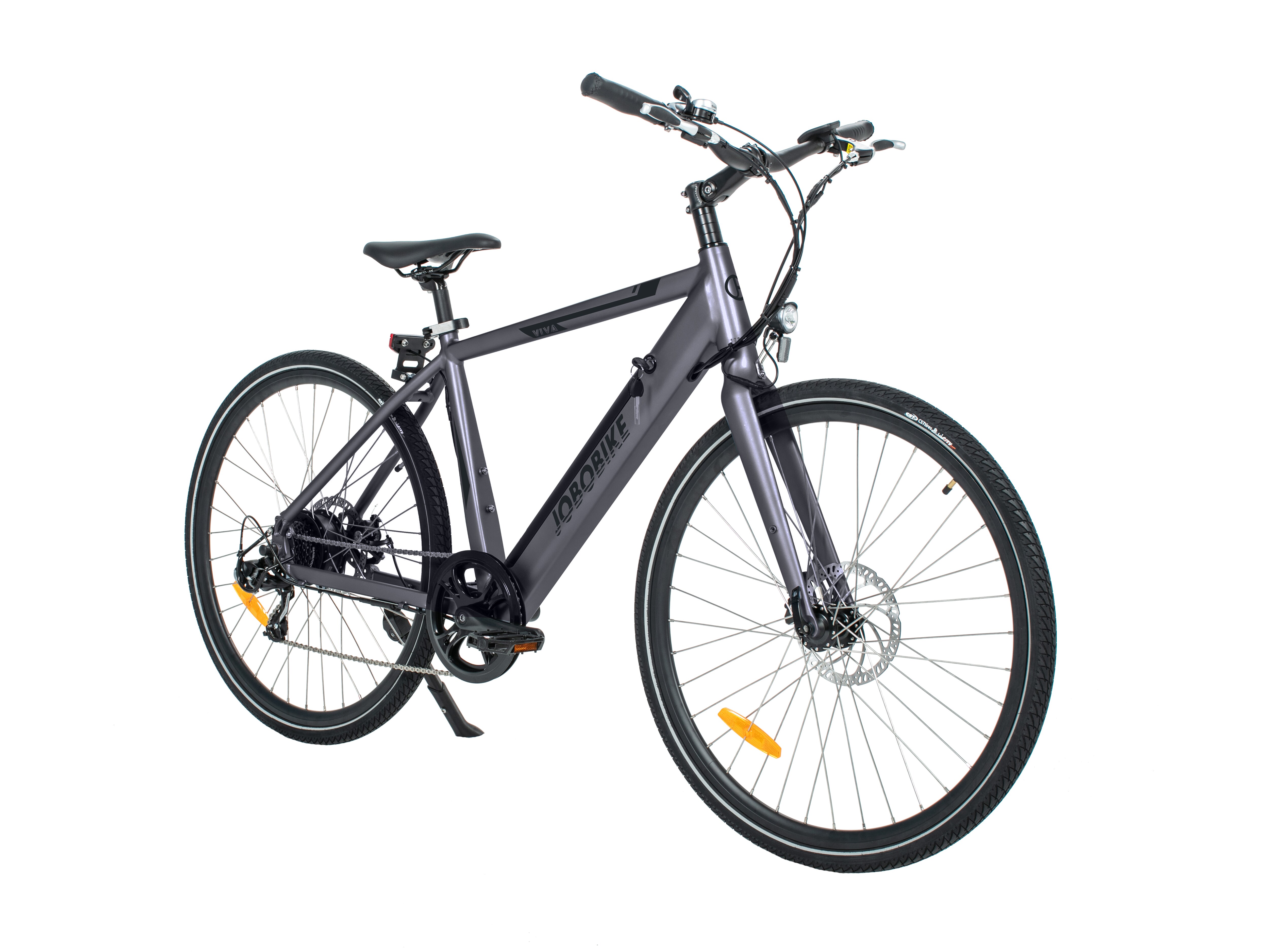 JOBOBIKE, Viva E-Bike, 27.5 Zoll Reifen, 250 W Motor, dunkelgrau, versch. Farben - Bild 1