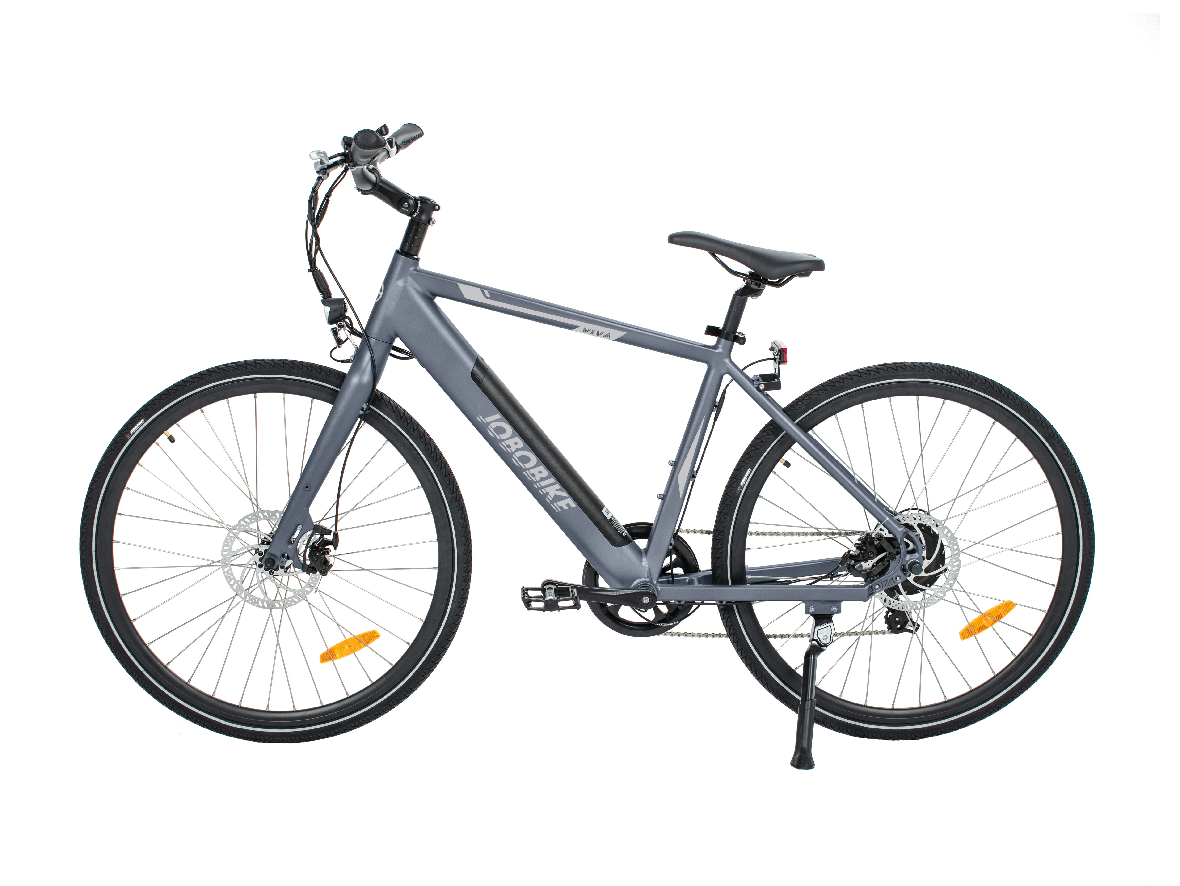 JOBOBIKE, Viva E-Bike, 27.5 Zoll Reifen, 250 W Motor, hellgrau, versch. Farben - Bild 1