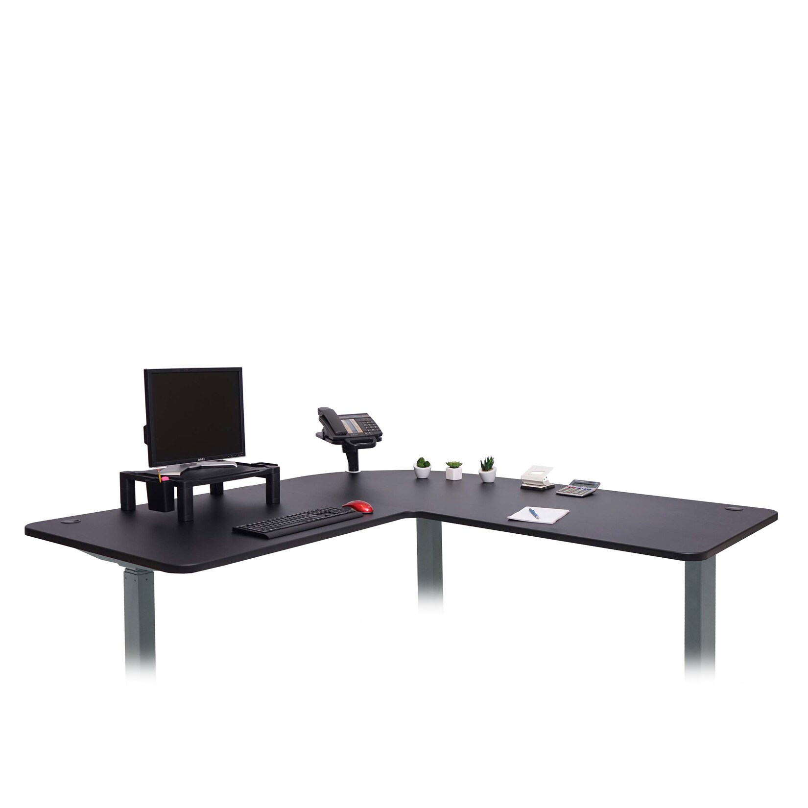 Tischplatte MCW-D40 für Eck-Schreibtisch, Schreibtischplatte, 90° MVG-zertifiziert ~ schwarz