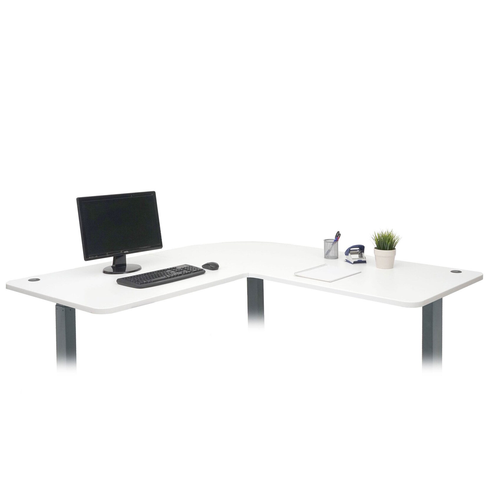 Tischplatte MCW-D40 für Eck-Schreibtisch, Schreibtischplatte, 90° MVG-zertifiziert ~ weiß