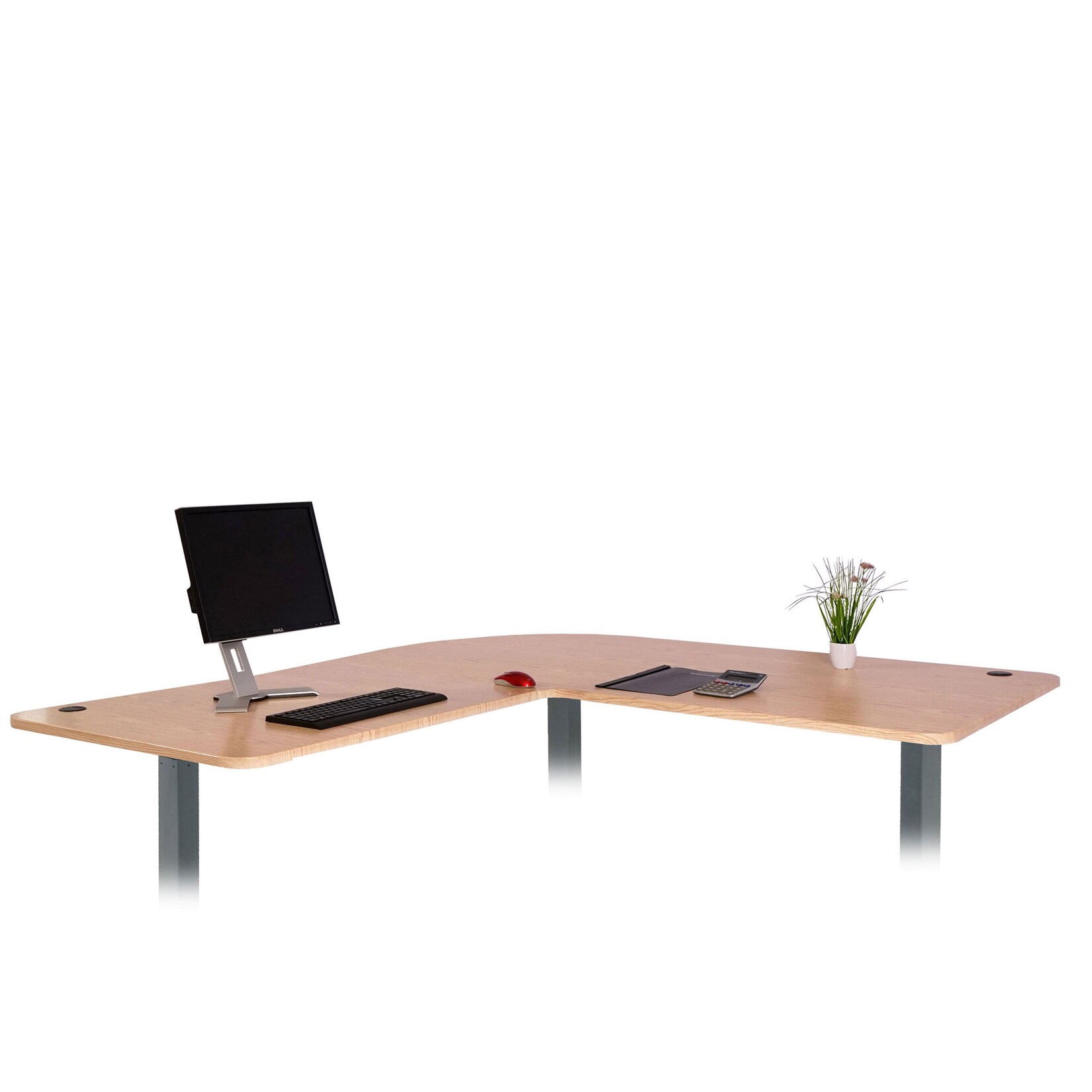 Tischplatte MCW-D40 für Eck-Schreibtisch, Schreibtischplatte, 90° MVG-zertifiziert ~ hellbraun