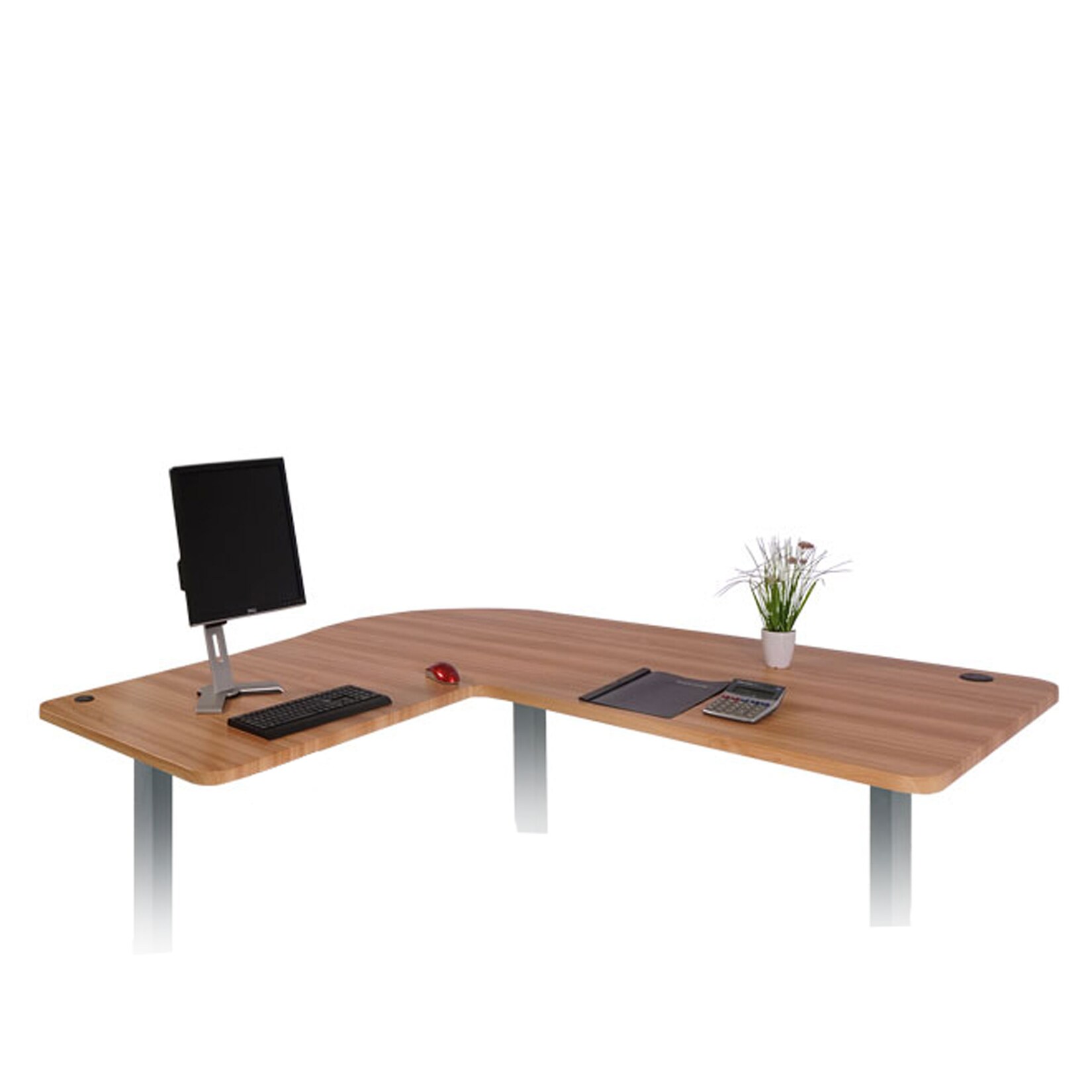 Tischplatte MCW-D40 für Eck-Schreibtisch, Schreibtischplatte, 90° MVG-zertifiziert ~ eichefarben