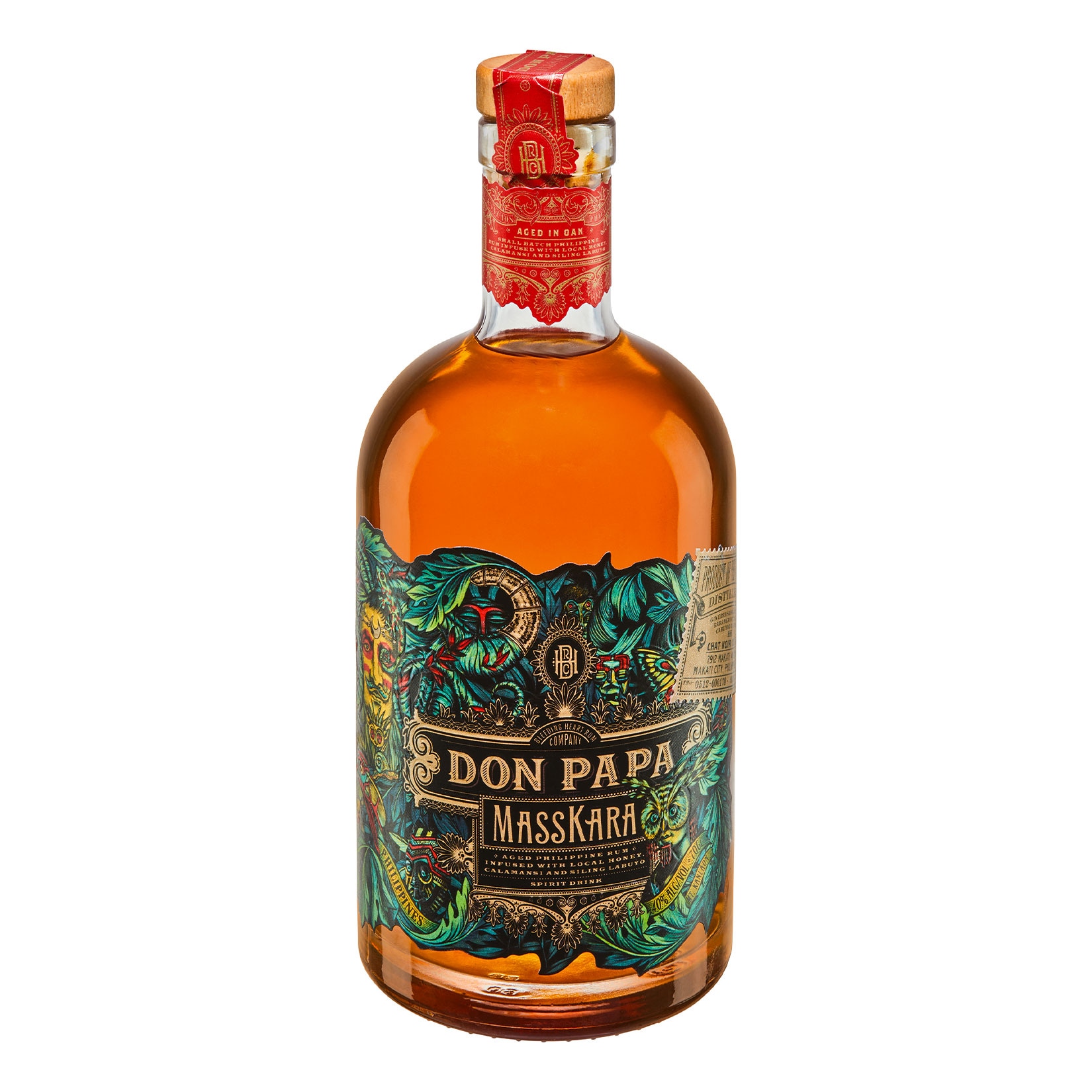 Don Papa Masskara Rum 40,0 % vol 0,7 Liter - Bild 1