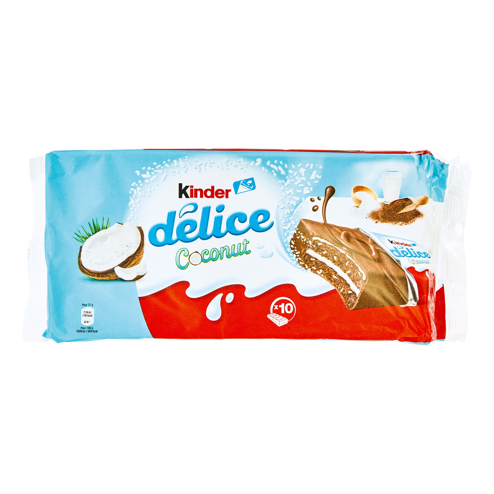 Kinder Delice Cocos 37g, 10er Pack - Bild 1
