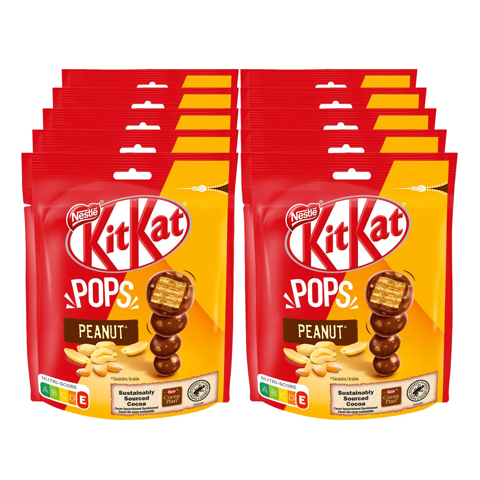 KitKat Pops Peanut 110g, 10er Pack - Bild 1