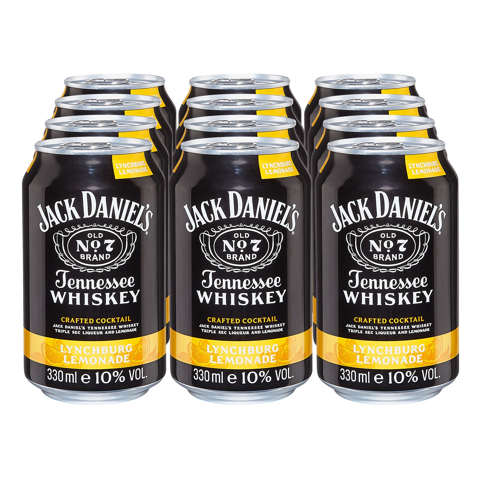 Jack Daniel's Lynchburg Lemonade 10,0 % vol 0,33 Liter, 12er Pack - Bild 1