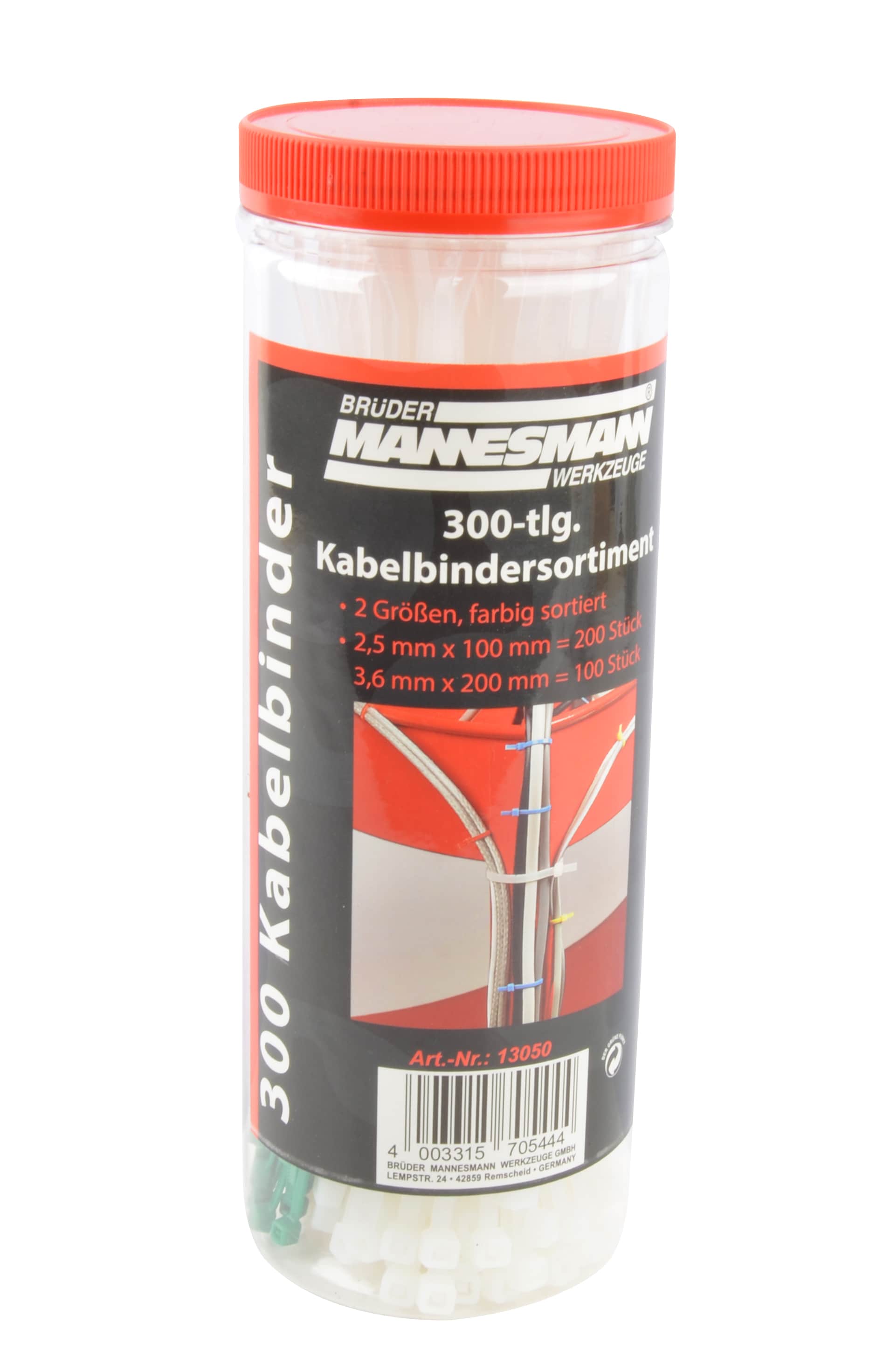 M13050 Kabelbindersatz, 300-tlg. - Bild 1