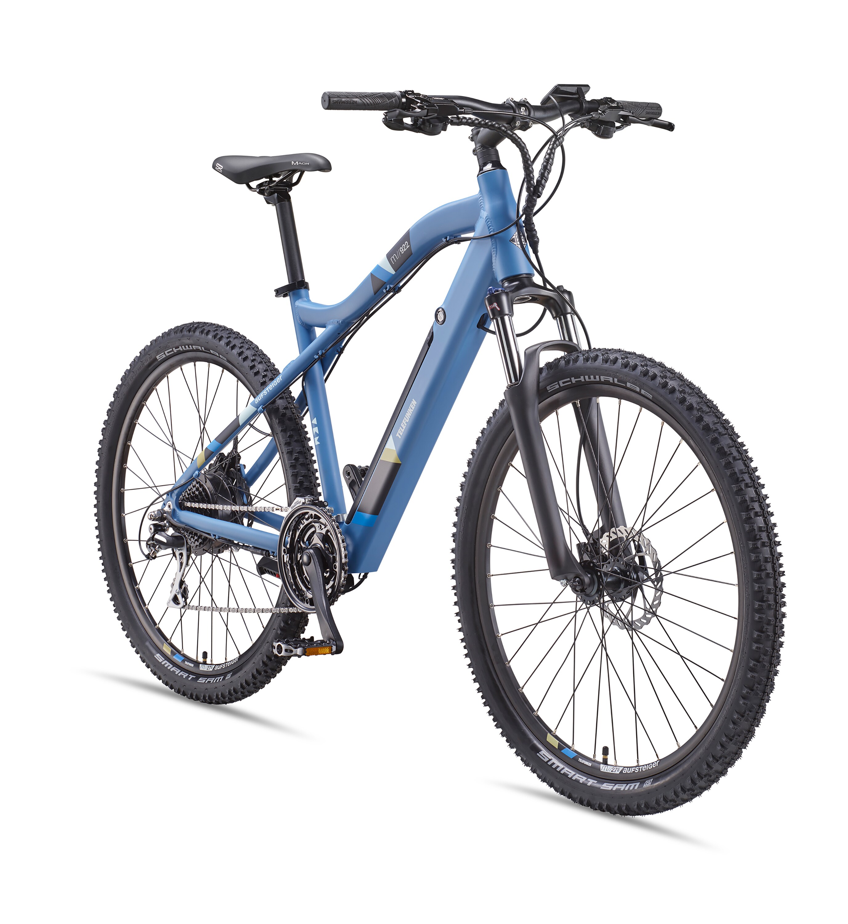Telefunken Aufsteiger M922 MTB E-Bike, 27,5" / blau, versch. Ausf&uuml;hrungen - Bild 1