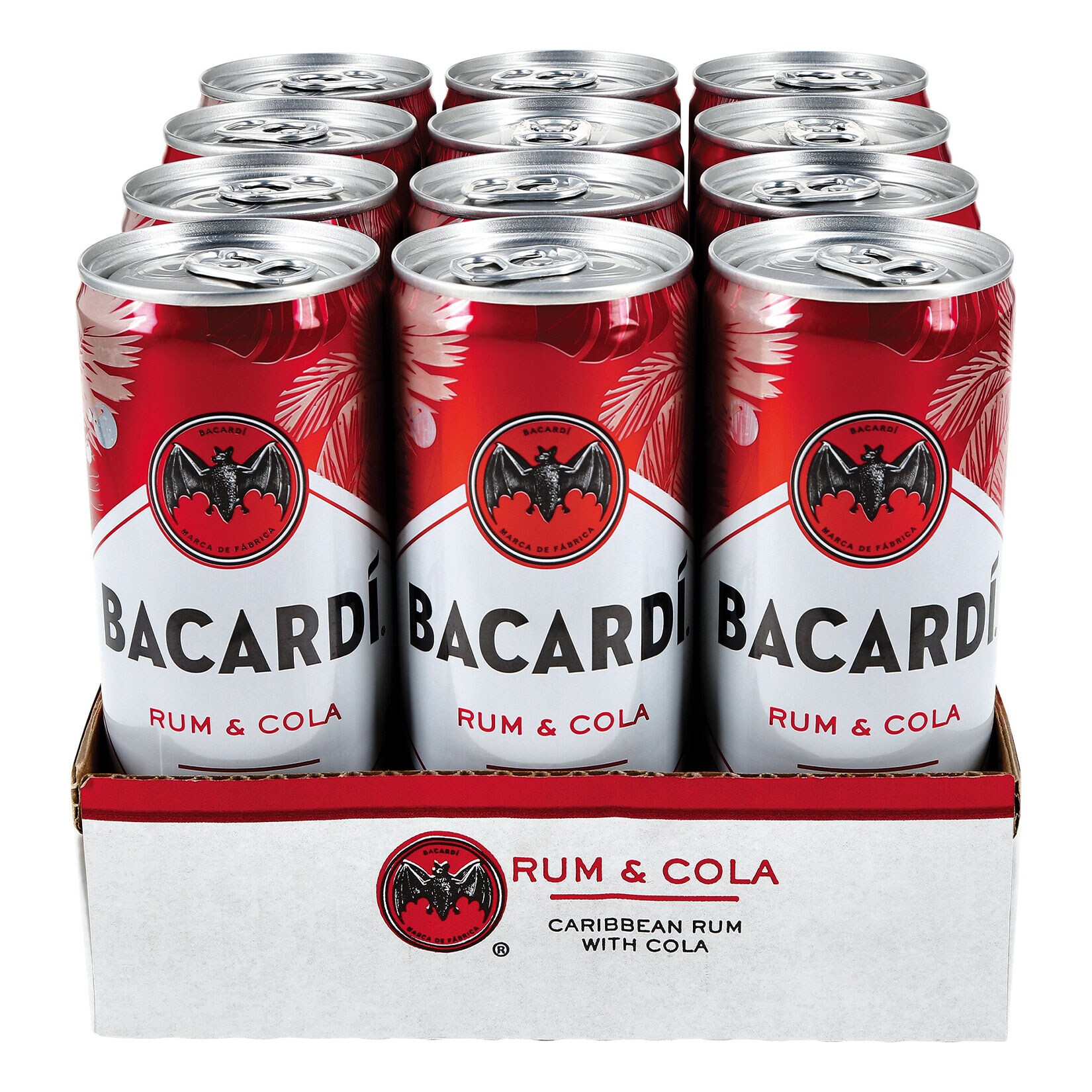 Bacardi Rum Cola Mixgetr&auml;nk 10,0 % vol 0,25 Liter, 12er Pack - Bild 1