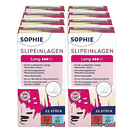 Sophie Slipeinlagen Lang 32 Stück, 8er Pack - Bild 1