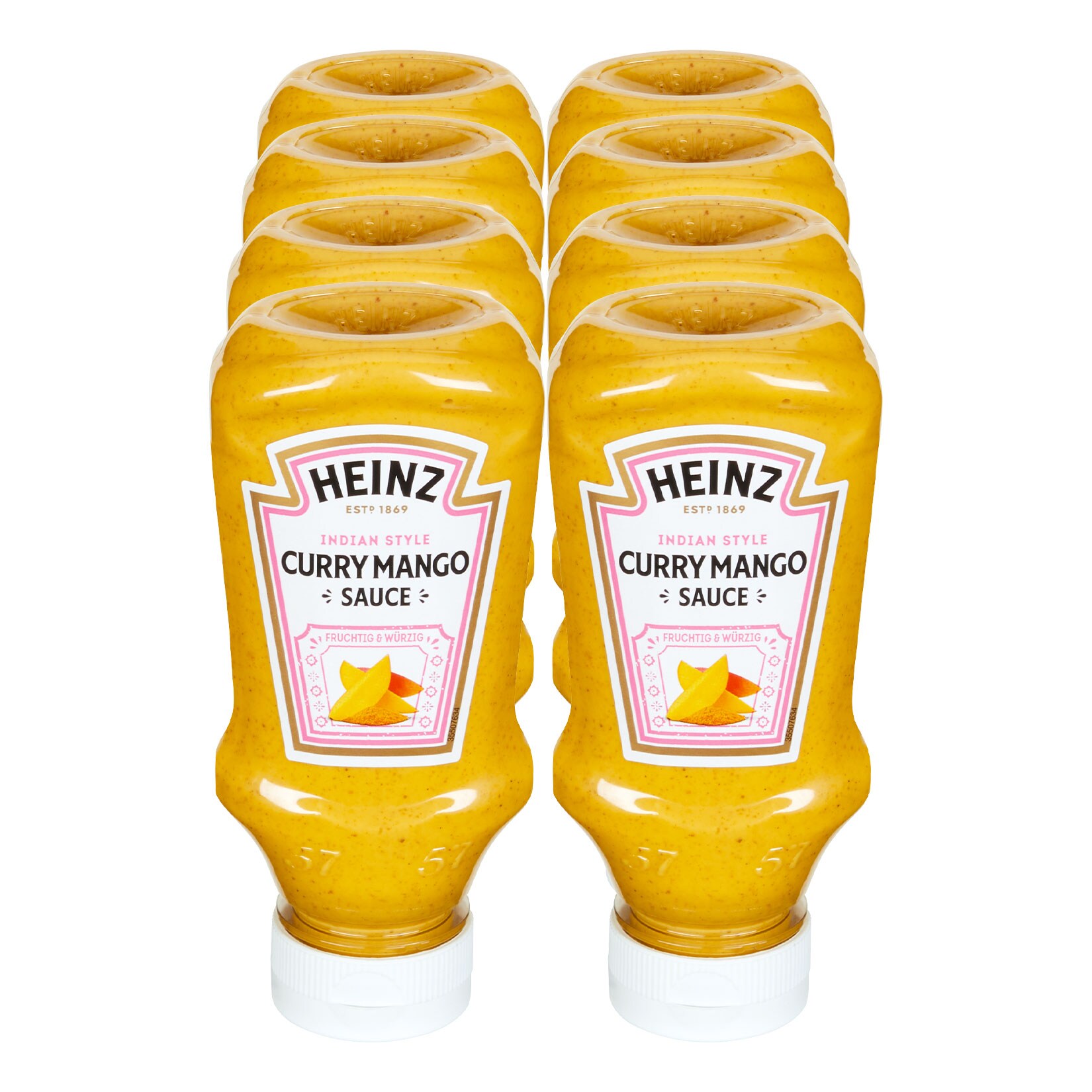 Heinz Curry Mango Sauce 220 ml, 8er Pack
