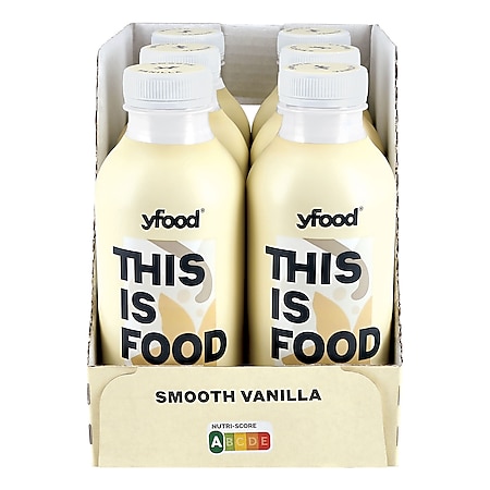 YFood Food Drink Vanilla 500 ml, 6er Pack - Bild 1