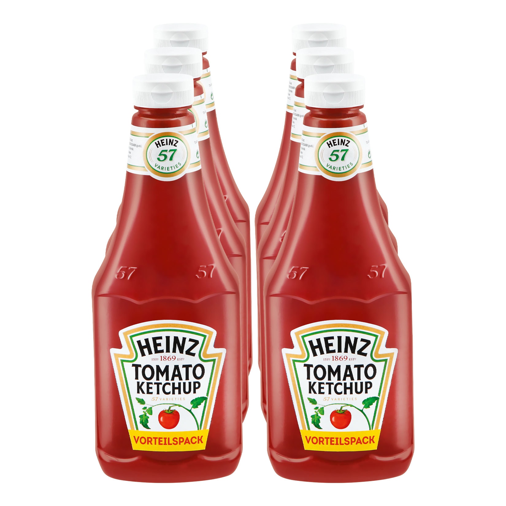 Heinz Tomaten Ketchup 1,17 Liter, 6er Pack - Bild 1