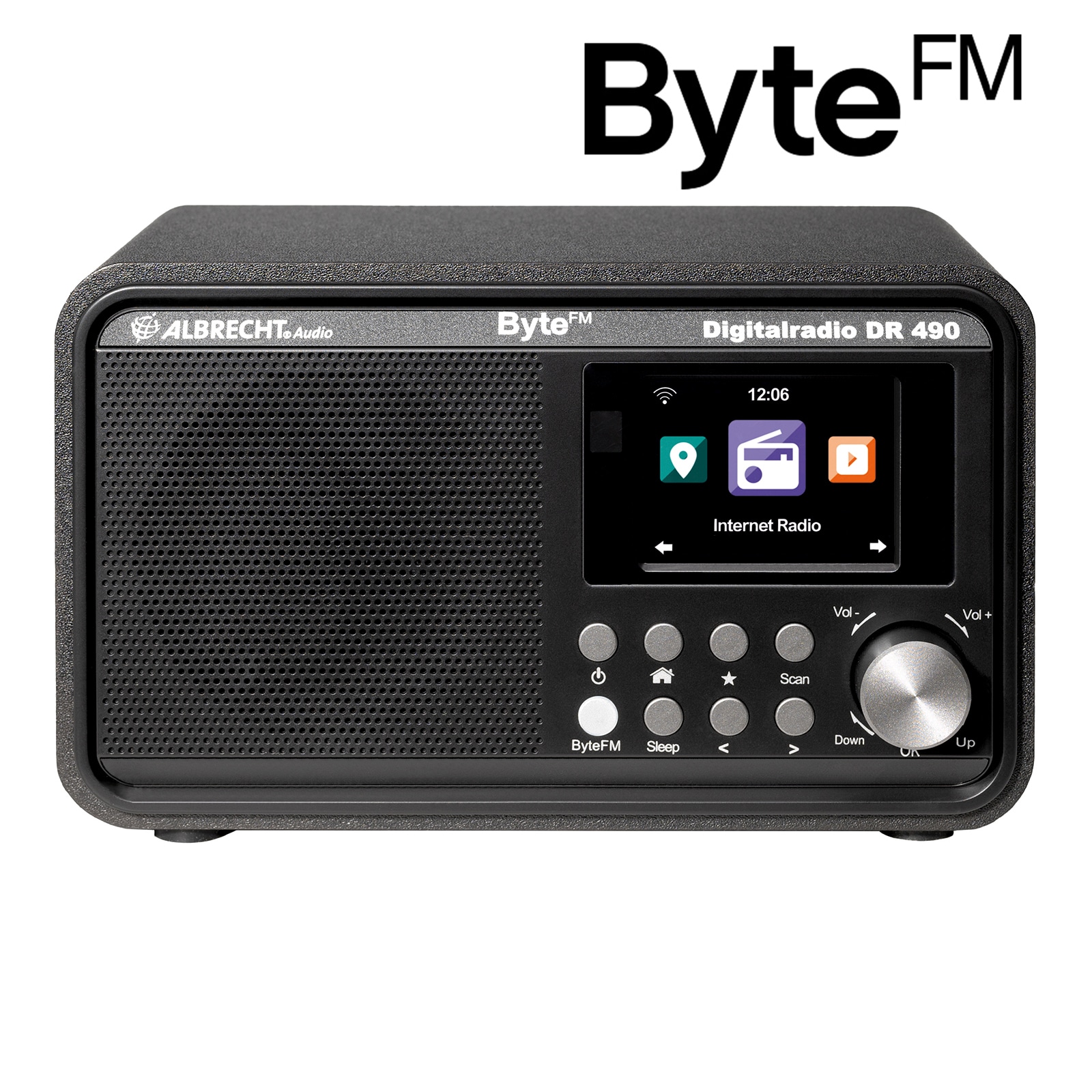Albrecht DR 490 ByteFM Hybridradio - schwarz - Bild 1