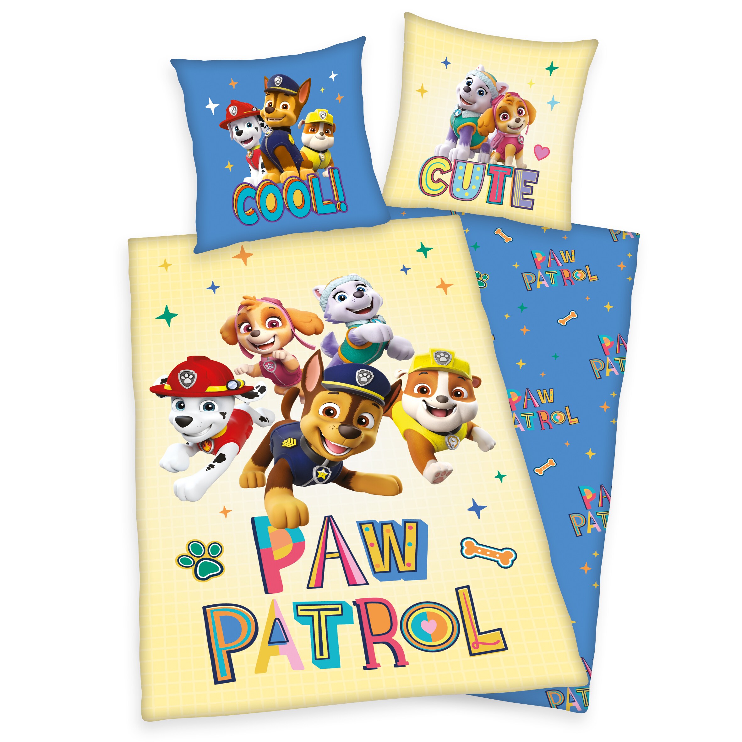 Bettw&auml;sche Kinderlizenz 135x200cm, Paw Patrol - versch. Ausf&uuml;hrungen - Bild 1