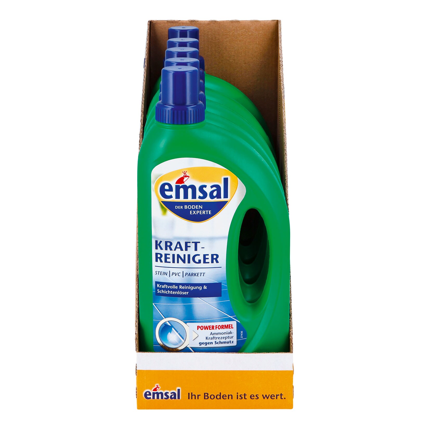 Emsal Bodenpflege Kraftreiniger 1 Liter, 5er Pack