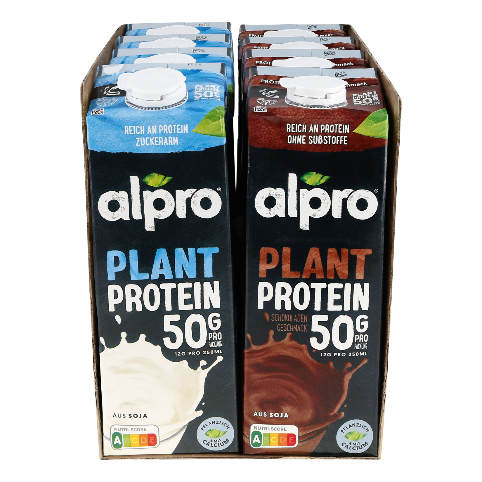 Alpro Protein Drink 1 Liter, verschiedene Sorten, 8er Pack - Bild 1