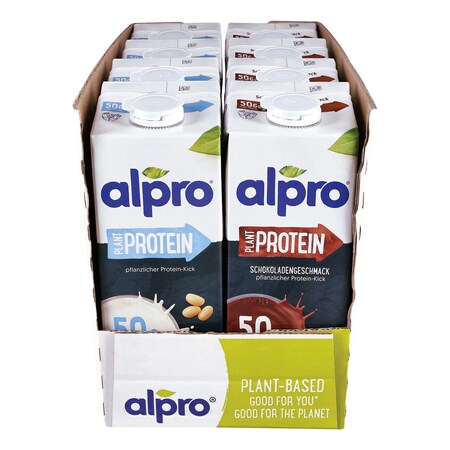 alpro Plant Protein Drink - Chocolate, 1 l