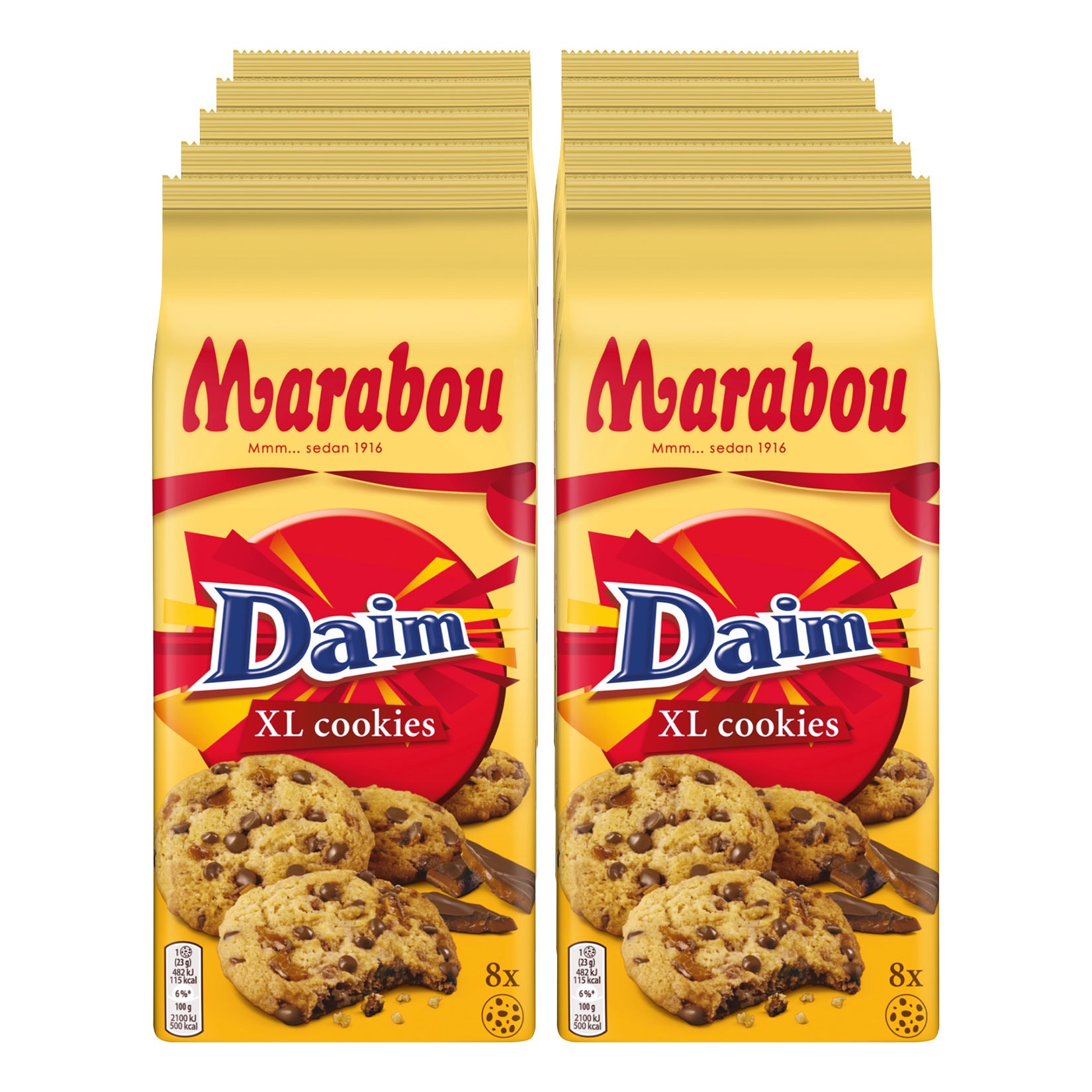 Marabou Daim XL Cookies 184g, 10er Pack - Bild 1