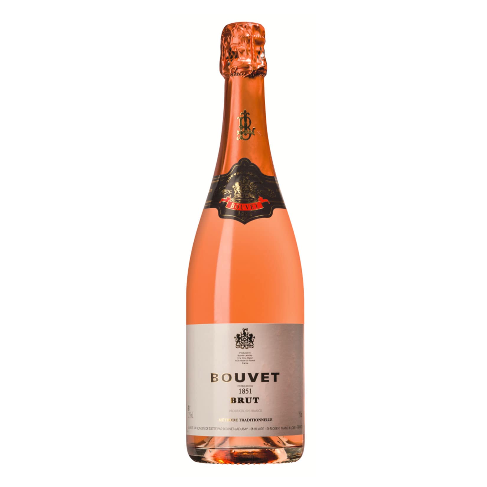 Bouvet 1851 Ros&eacute; Brut 12,5 % vol 0,75 Liter - Bild 1