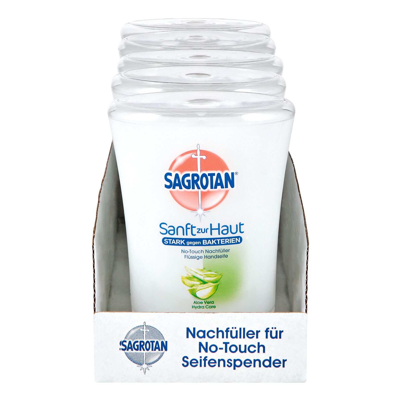 Sagrotan No-Touch Nachfüller Seife 250 ml, 5er Pack