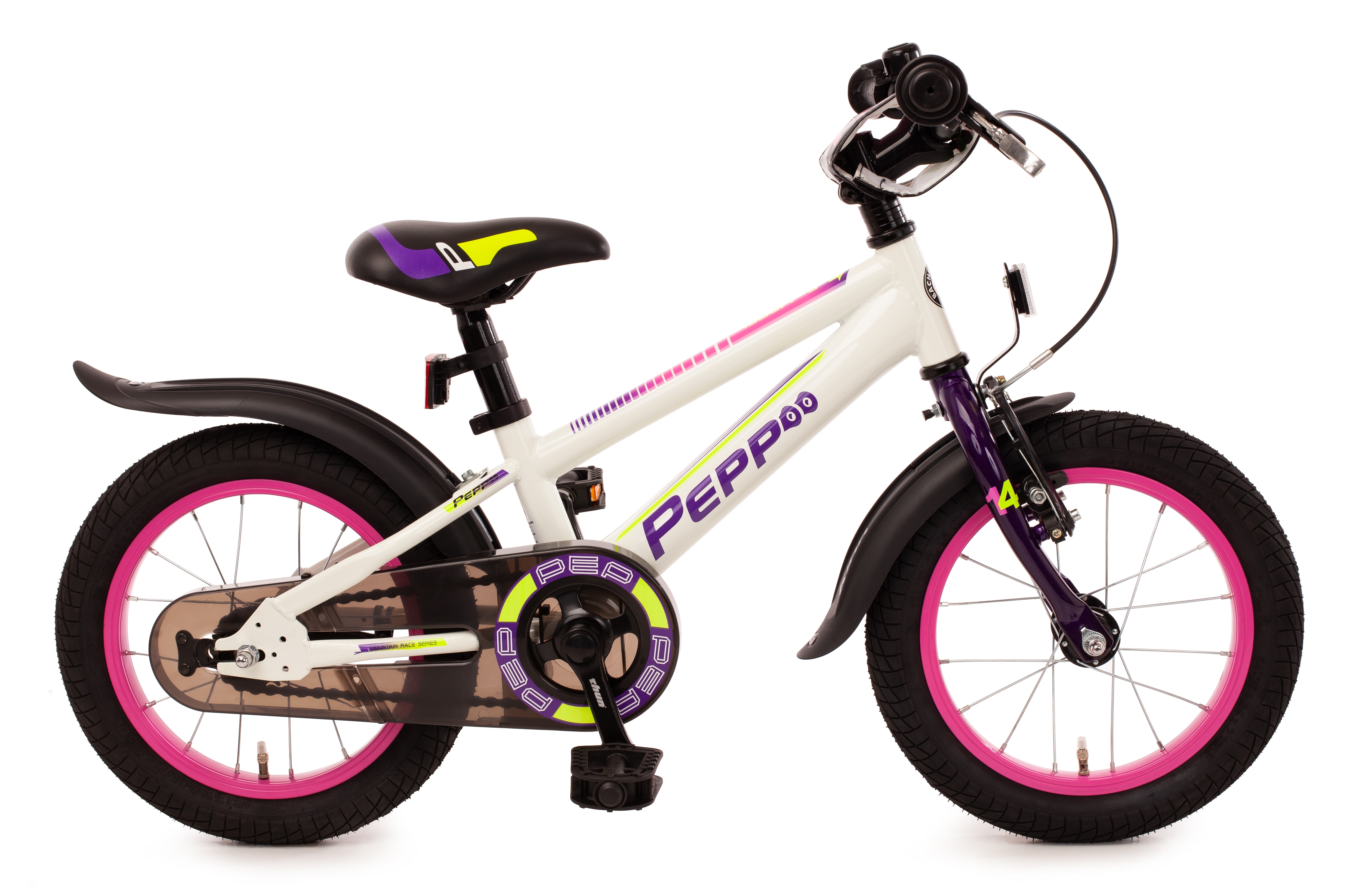 Bachtenkirch Kinderfahrrad PEPP -14''- wei&szlig;/violet - Bild 1