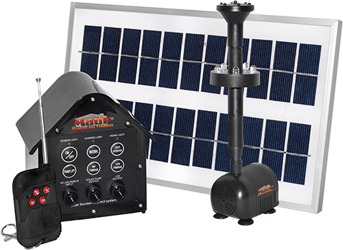 MAUK Solar Teich Pumpe Set mit LED und Remote Control online kaufen
