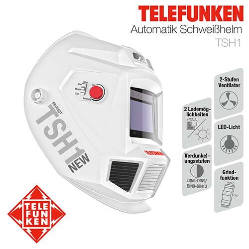 Telefunken Automatik Schwei&szlig;helm TSH1 - Bild 1
