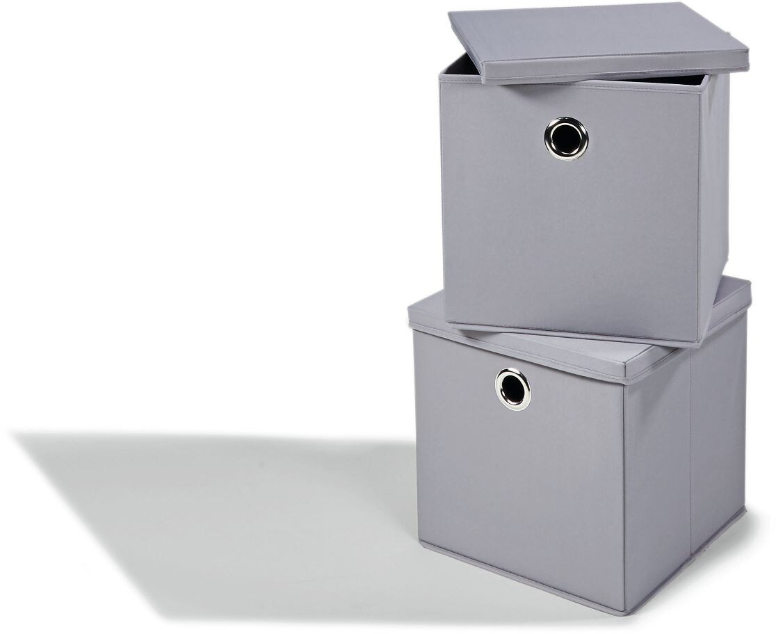 Dekor Boxenset 2 St&uuml;ck Grau - versch. Ausf&uuml;hrungen - Bild 1