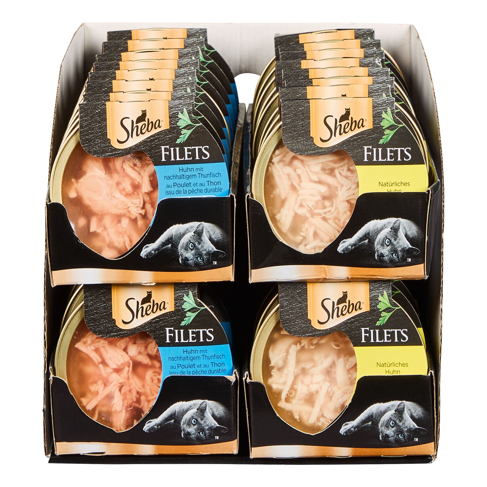 Sheba Katzennahrung Filets 60 g, verschiedene Sorten, 32er Pack - Bild 1