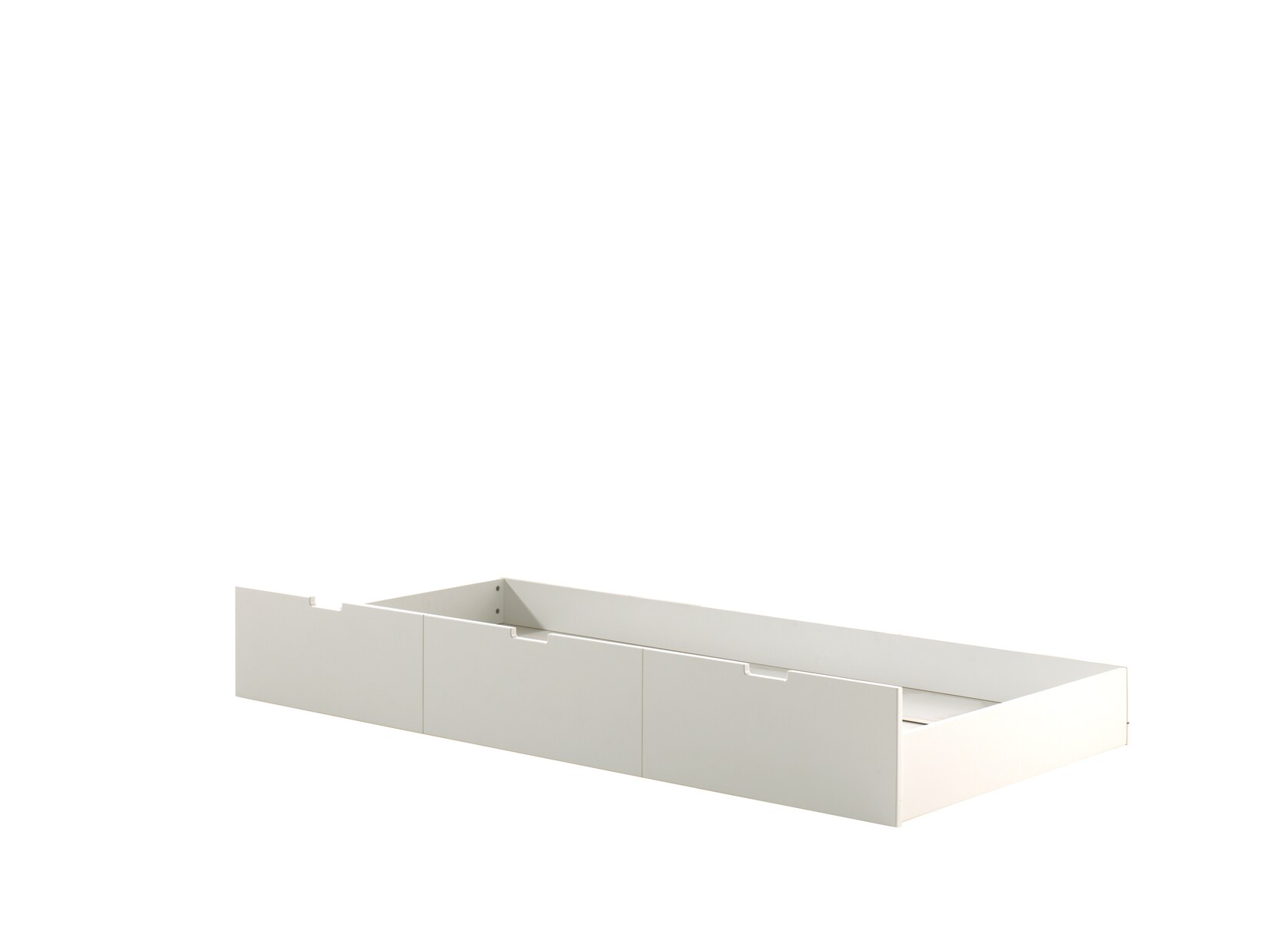 Unterbett Margrit auf Rollen 90 x 190 cm, MDF Weiß lackiert | 05420070237420