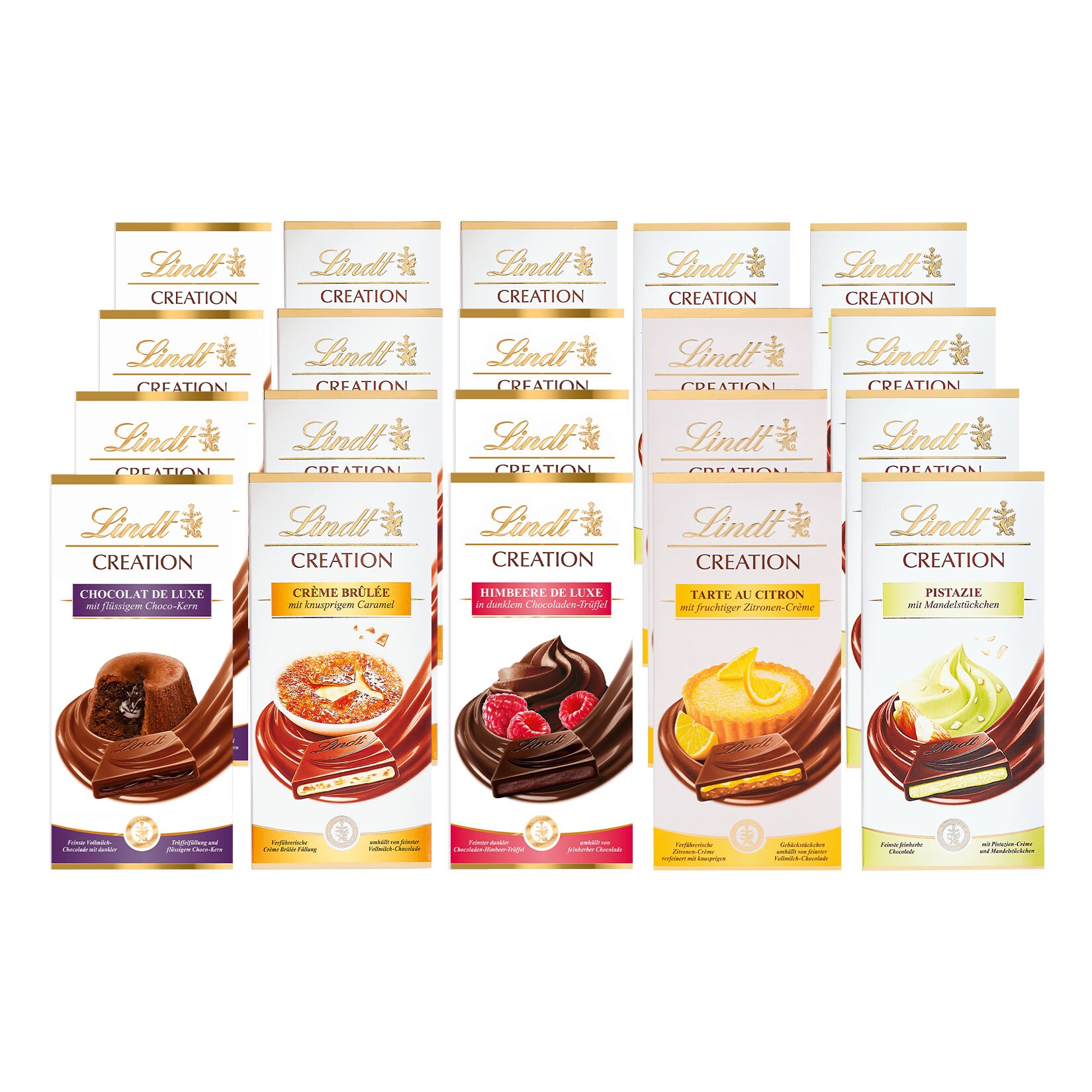 Lindt Creation 150 g, verschiedene Sorten, 20er Pack - Bild 1