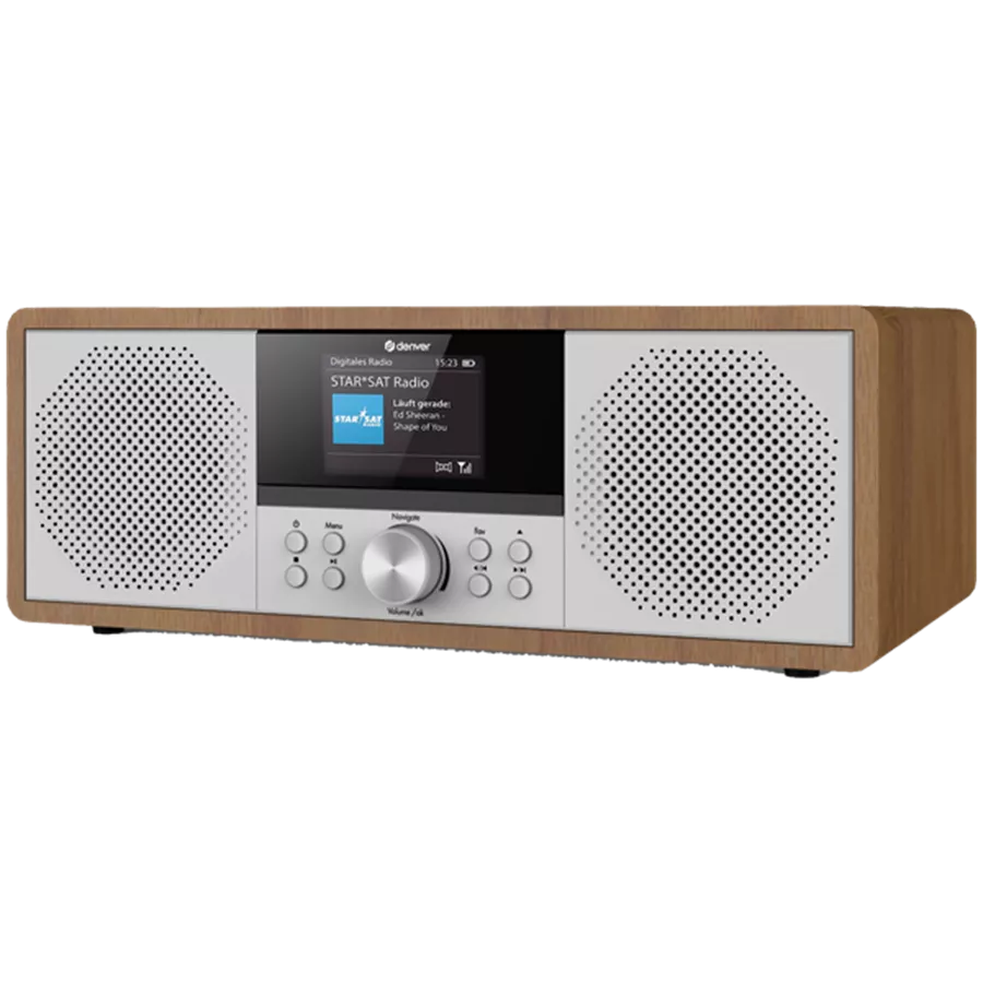 Denver MIR-270 DAB+ Internet Radio Dark Wood – versch. Ausführungen | 05706751063237
