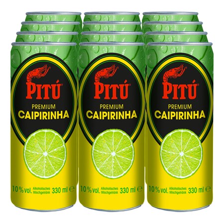 Pitu Premium Caipirinha vol 10,0 kaufen Netto bei % Mixgetränk 0,33 12er Pack online Liter
