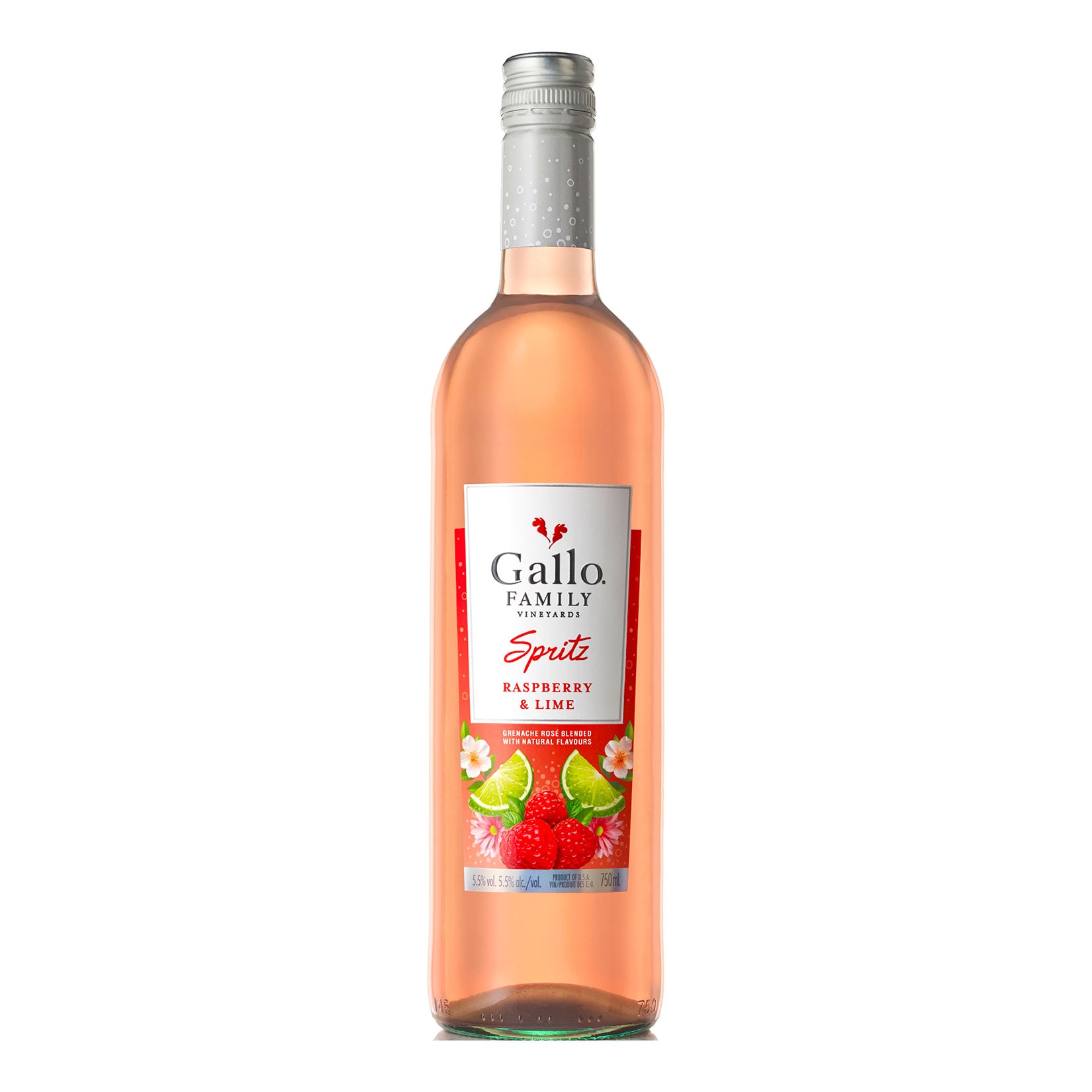 Gallo Family Vineyards Spritz Himbeere & Limette 5,5 % vol 0,75 Liter - Bild 1