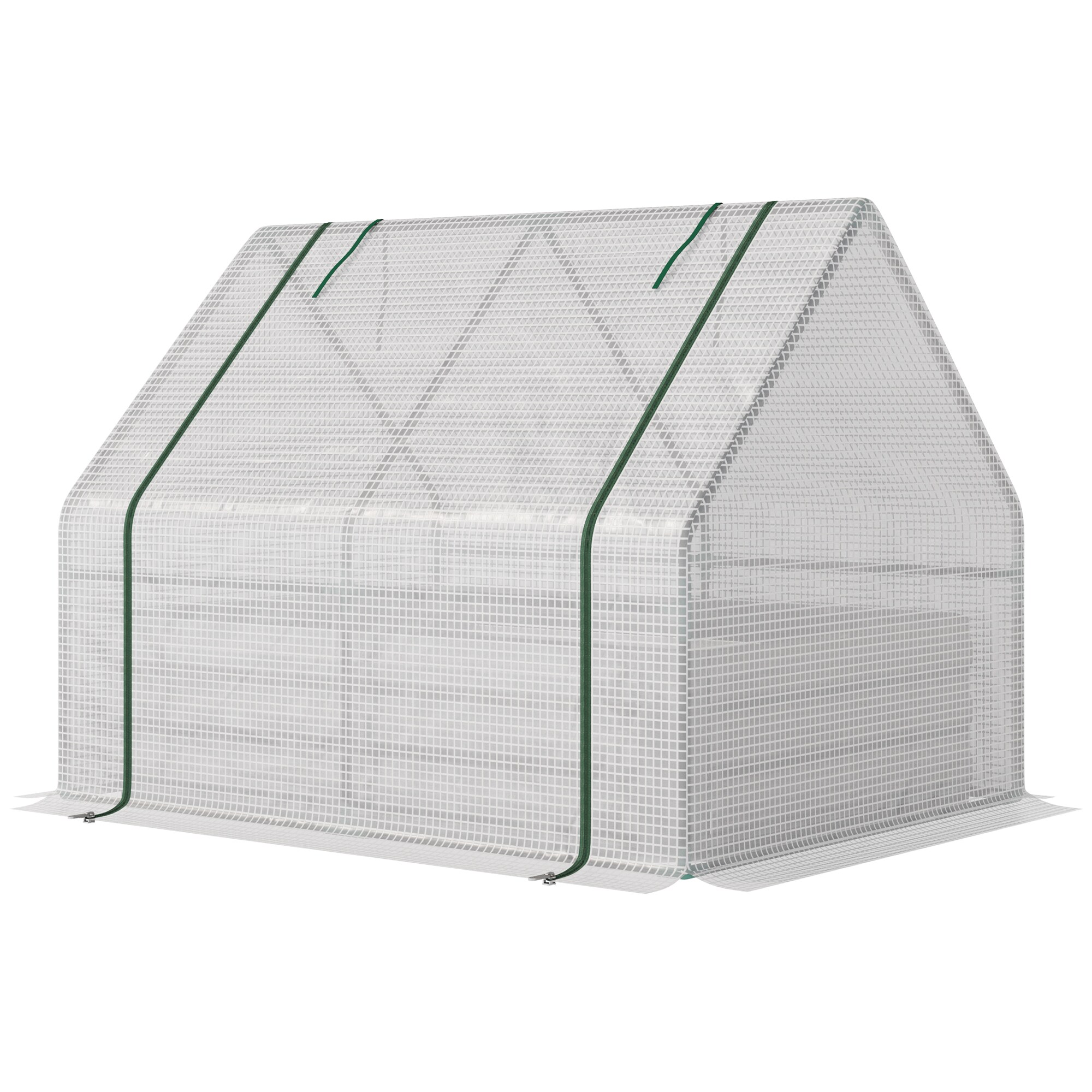 Outsunny Foliengew&auml;chshaus Kunststoff, Stahl - Bild 1