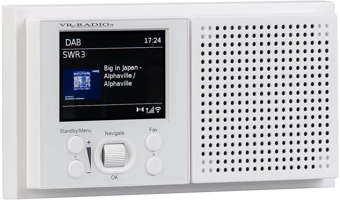 VR-Radio Unterputz-WLAN-Internetradio mit Bluetooth & Farbdisplay, DSP, App, MP3 - Bild 1